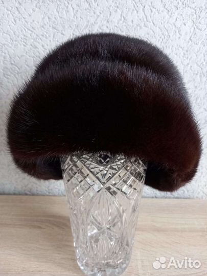 Норковая шапка размер 54-55