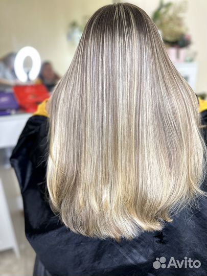 Окрашивание Аиртач, мелирование, блонд