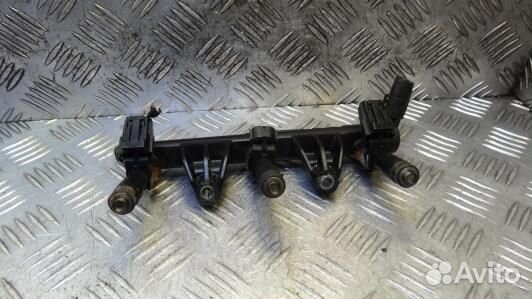 Топливная рампа бензиновая skoda fabia 2 (3SV19TJ0