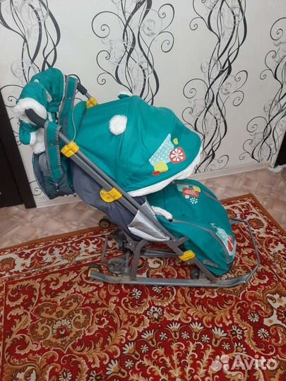 Коляска санки