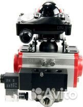 Кран шаровой DN.ru BV3232P(4pc) -SP-3WL-T-ISO-H Ду15 Ру63 стандартнопроходной трехходовой L-тип, нер