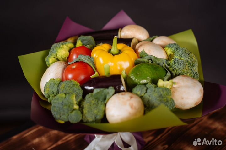 Фруктовые, овощные, съедобные букеты