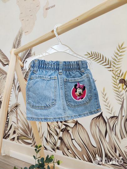 Юбка джинсовая для девочки Зара zara minnie