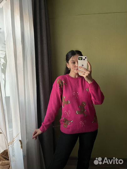 Свитер новогодний 46 отличное