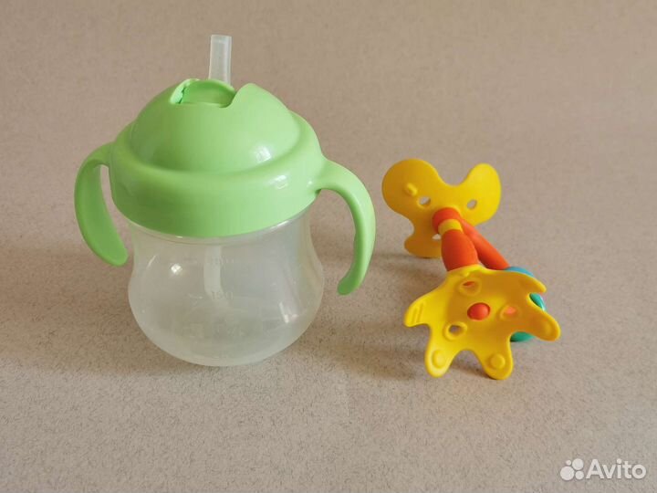 Pigeon Поильник и грызунок-погремушка