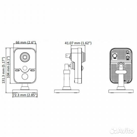 Аналоговая камера HiWatch DS-T204