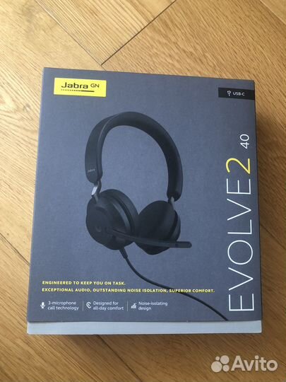 Проводная гарнитура Jabra Evolve2 40 USB-C