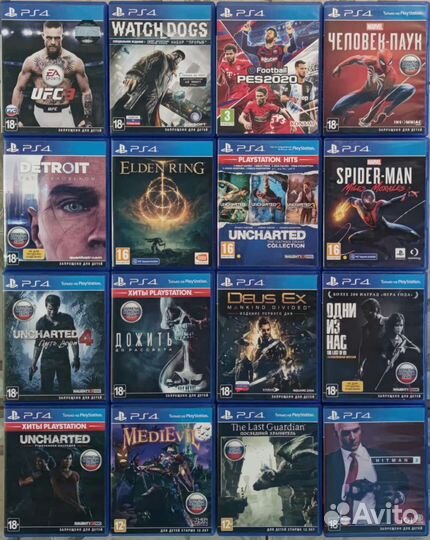Sony PS4 игры смотрите описание