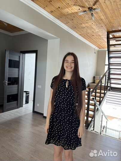 Платье в горошек