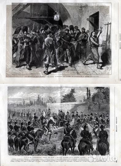 Гравюры. Военная тематика. Баталии. 1893 г. Ч2