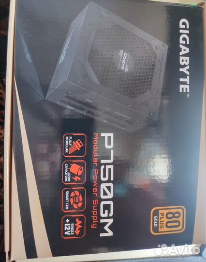 Блок питания gigabyte p750gm 80+ gold 750 watt
