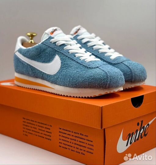 Кроссовки Nike Cortez голубые