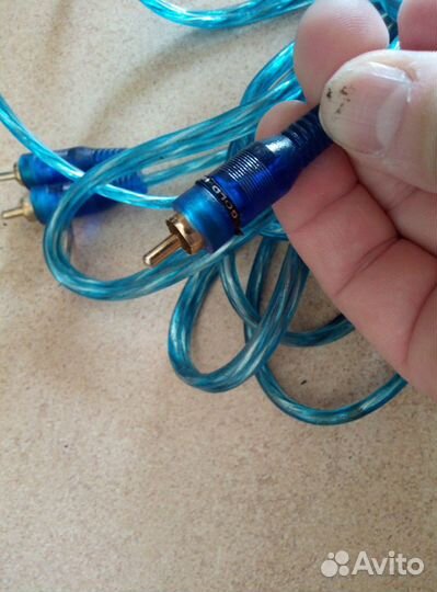 Кабель сабвуфера преобразователь. позолота контакт