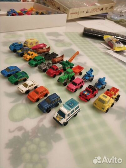 Машинки из Киндер сюрпризов
