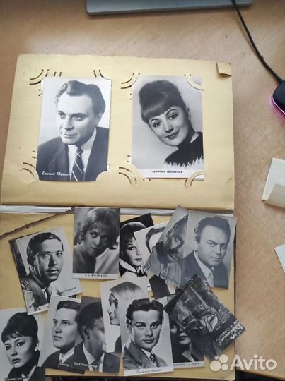 Альбом. Открытки артистов советского кино