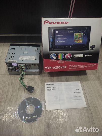 Процессорная магнитола pioneer mvh a200vbt