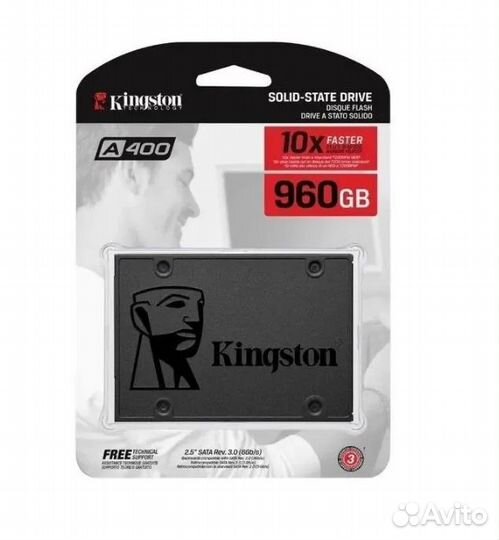 SSD диск Kingston A400 960 гб