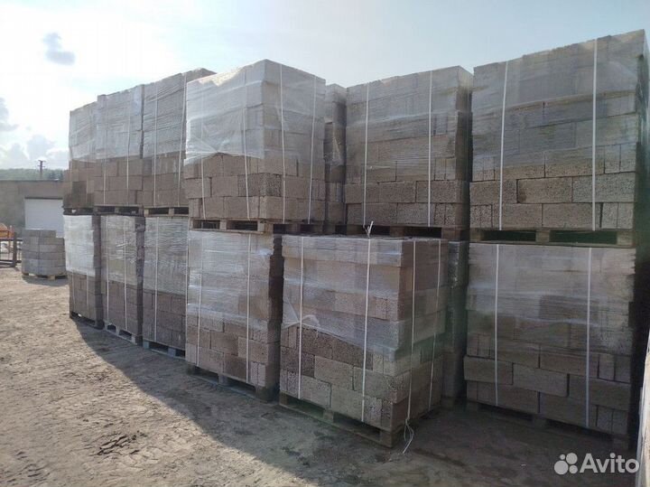 2х пустотный керамзитный блок ISO9452