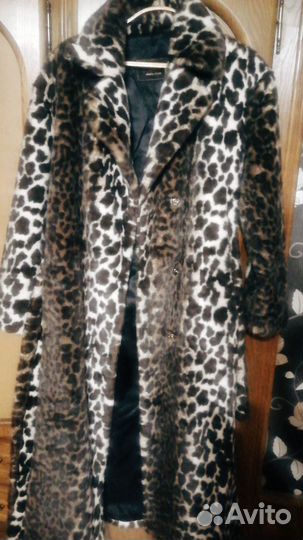 Искусственний шуба leopard