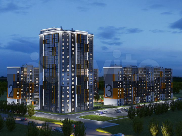 1-к. квартира, 40,1 м², 5/18 эт.