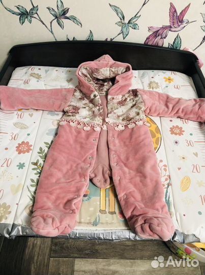 Комбинезон демисезонный для девочки 74