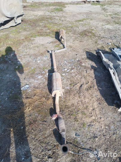 Выхлопная система VW polo V 13 год