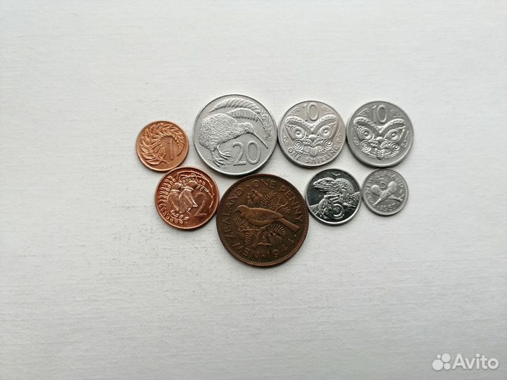 Монеты Океании,Австралии,Новой Зеландии, Вануату