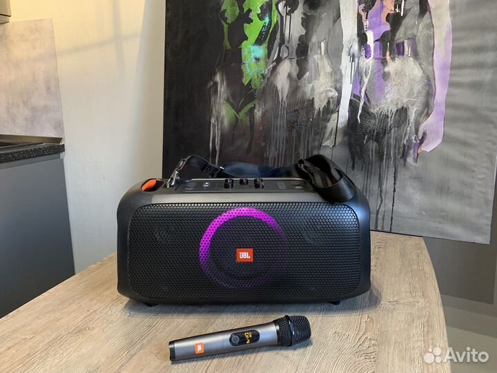 Аренда колонки JBL с микрофоном