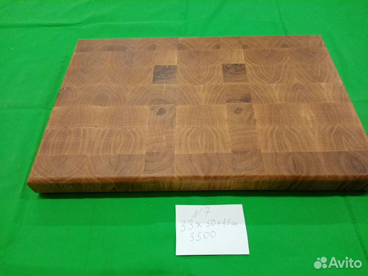 Торцевая разделочная доска из дуба