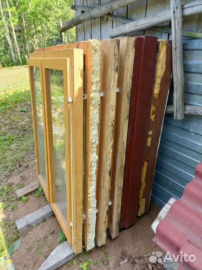 Деревянные оконные рамы бу