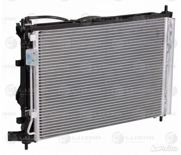 Блок охл. hyundai solaris 10/KIA RIO 10- MT (радиа