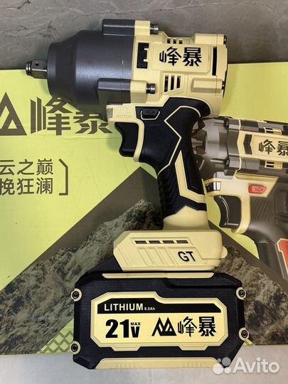 Мощный аккумуляторный гайковерт оригинал