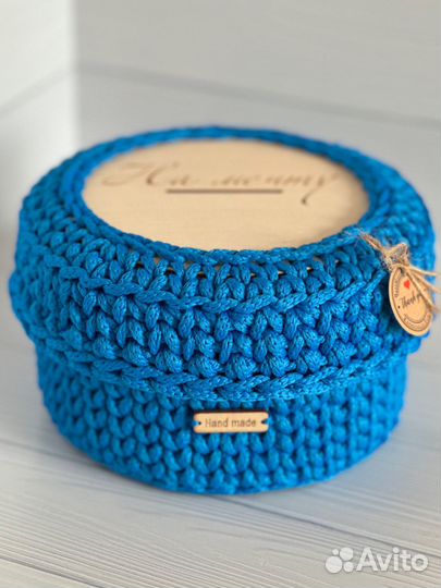 Копилка - корзинка для хранения ручной работы