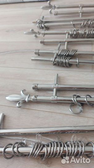 Карнизы для штор двухрядные бу