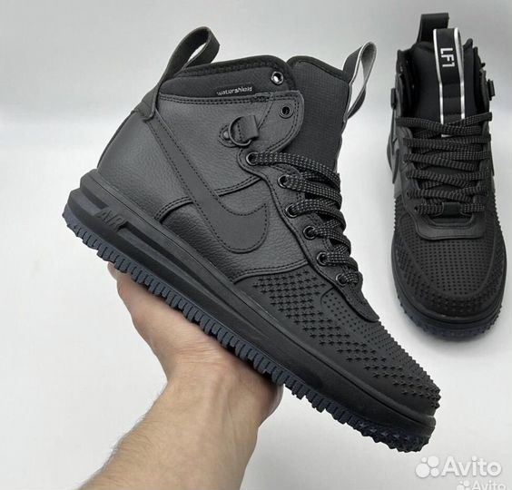 Кроссовки nike lunar force 1 duckboot зимние с мех