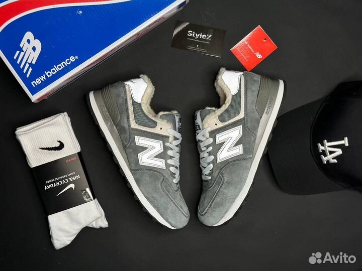 Кроссовки зимние женские New balance 574