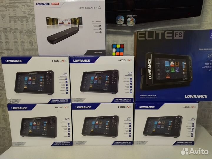 Эхолот Lowrance HDS 9 Live AI 3in1 + RUS