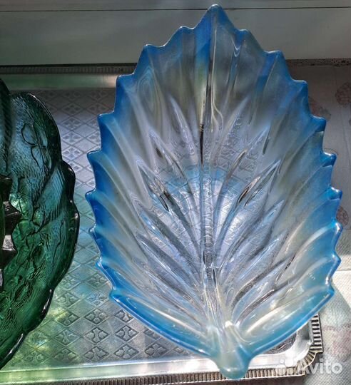 Ваза цветное стекло СССР