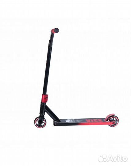 Трюковый самокат Ateox Vice 2023 черный/красный