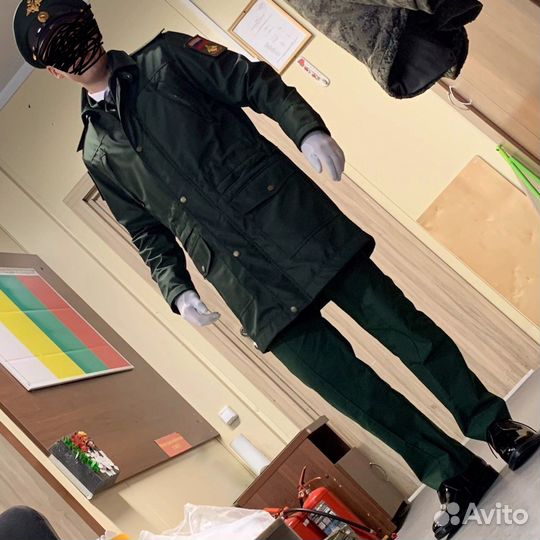 Офисная военная форма зеленая