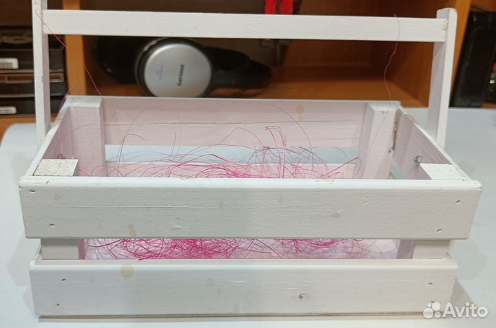 Подарочное деревянное кашпо