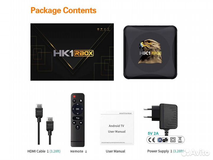 Андроид тв приставка DGMedia HK1 R1 mini 4/32 GB