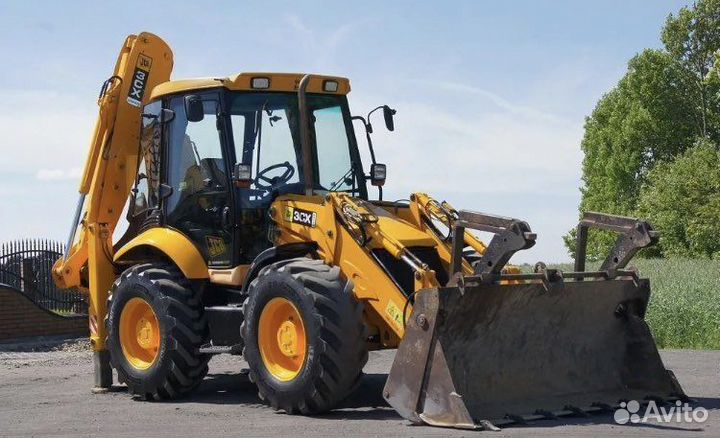 Услуги аренда экскаватора погрузчика Бетмана