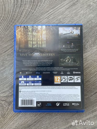 Hogwarts legacy ps4 диск русские субтитры