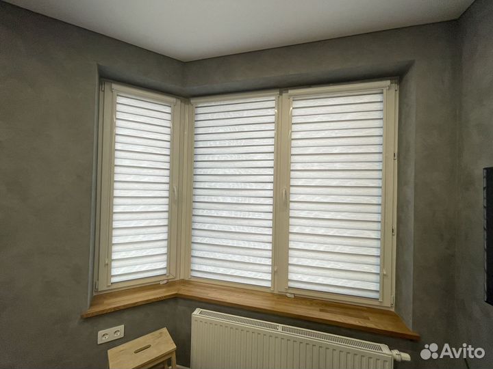 Рулонные шторы зебра