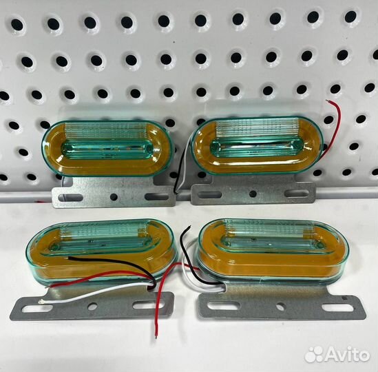 Боковой габаритный светодиодный LED фонарь 12v