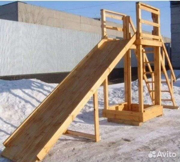 Горки деревянные под заказ