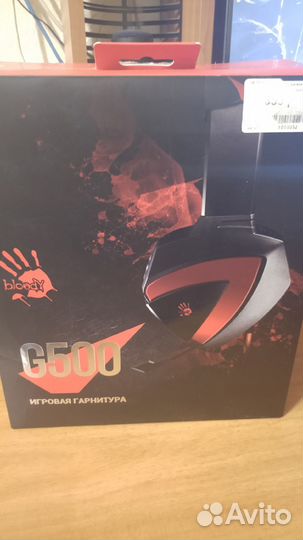 Проводная гарнитура A4Tech Bloody G500 черный