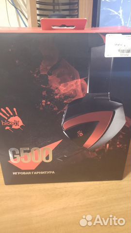 Проводная гарнитура A4Tech Bloody G500 черный