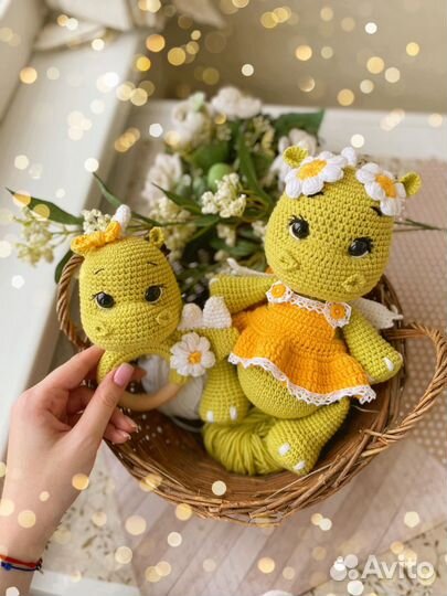 Вязаная Игрушка Дракон